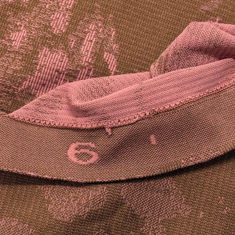 Lululemon Swiftly Tech Short Sleeve 2.0 T-Shirt Brown Pink Brier Rose 6 Floral - Picture 5 of 6